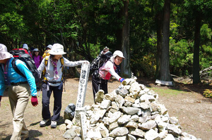 地蔵山の山頂