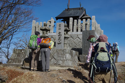 高角神社に挨拶