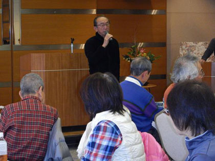 泉州山岳会会長の挨拶