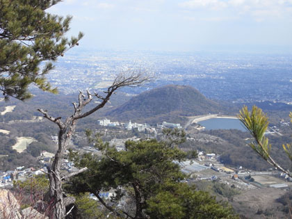 観音山頂上からの展望