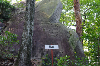 見張山からの下降路