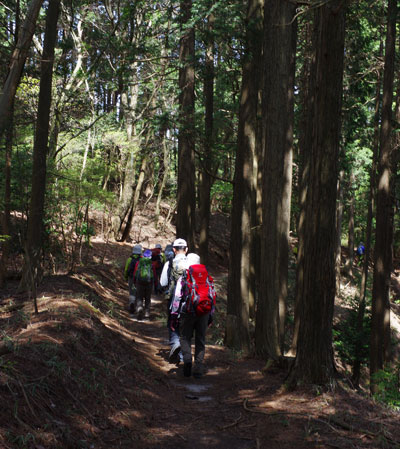 比叡山の領域を行く