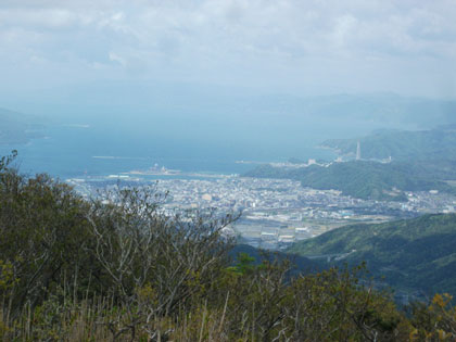 山頂からの敦賀方面