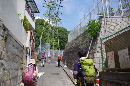 住宅街の最後