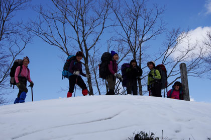 三頭山に到着