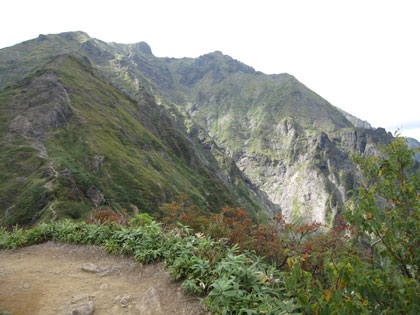 西黒尾根から東尾根