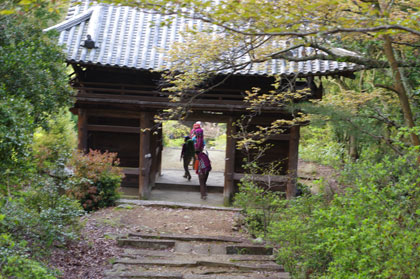 高仙寺を出発