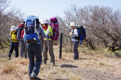 寒風（８４０ｍ）に到着