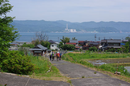 常宮神社に下山完了