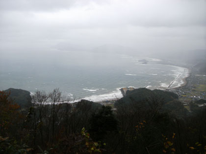 展望台から高浜の海岸