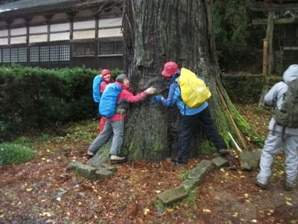 松尾寺に下山完了